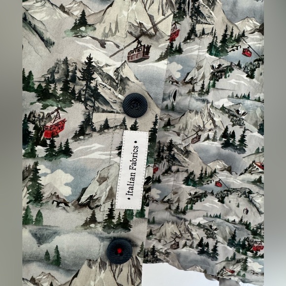 Serge Blanco Mens XL Limit Edition Play multicolor Button up Shirt long sleeve - Picture 10 of 12